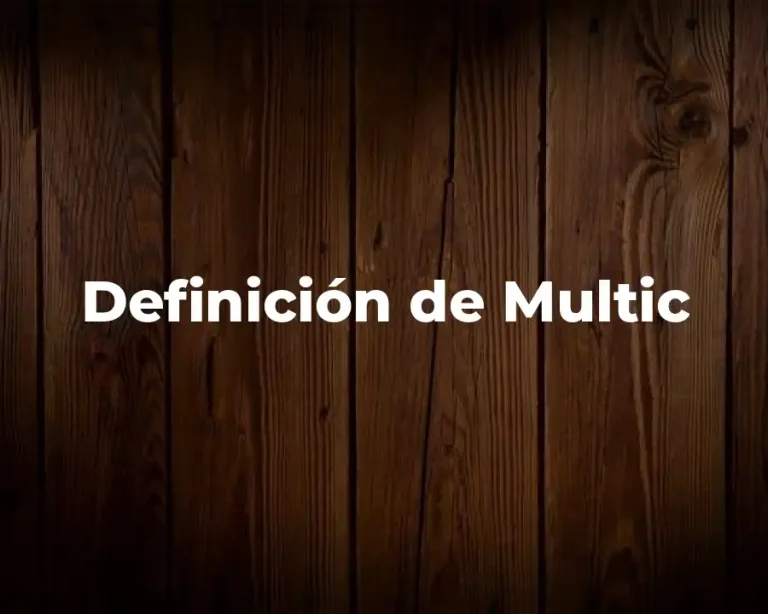 Definición de Multic