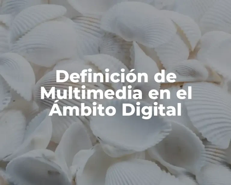 Definición de Multimedia en el Ámbito Digital