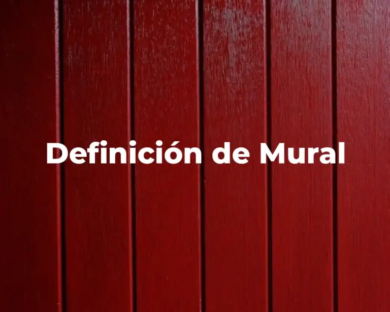Definición de Mural