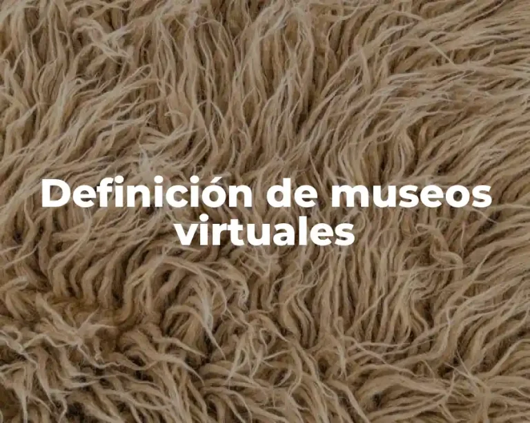 Definición de museos virtuales