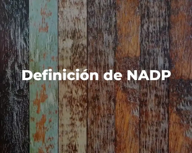 Definición de NADP
