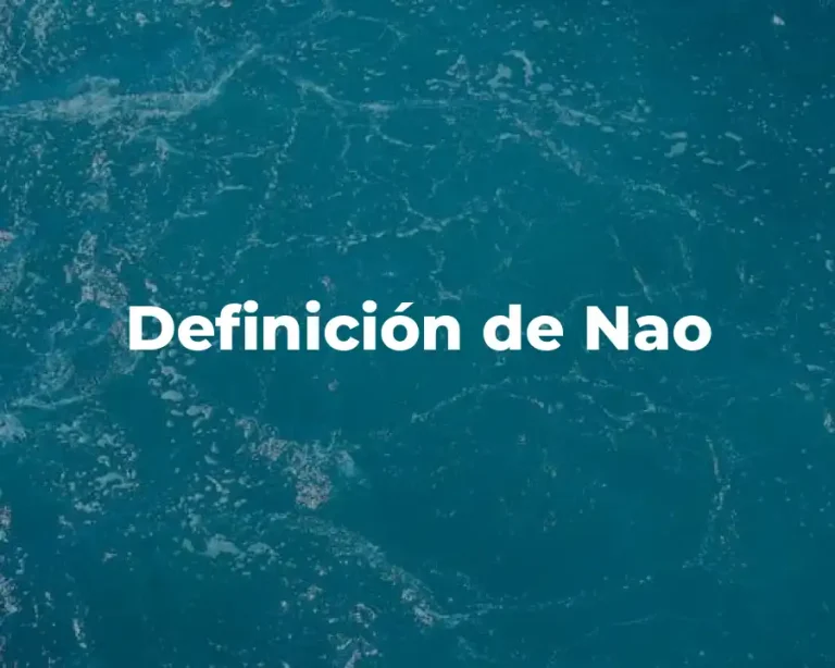 Definición de Nao