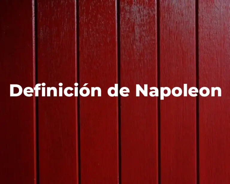 Definición de Napoleon