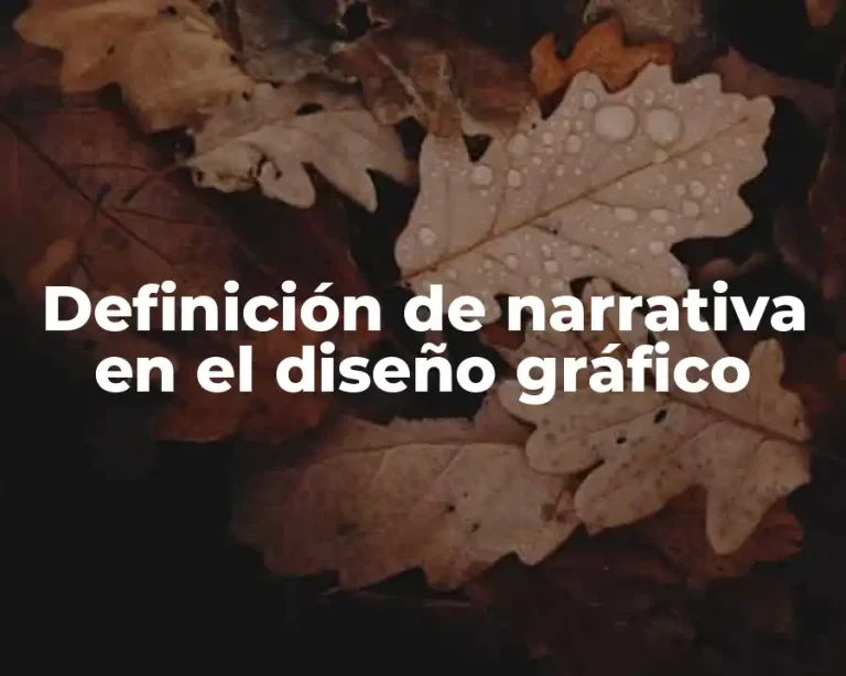 Definición de narrativa en el diseño gráfico