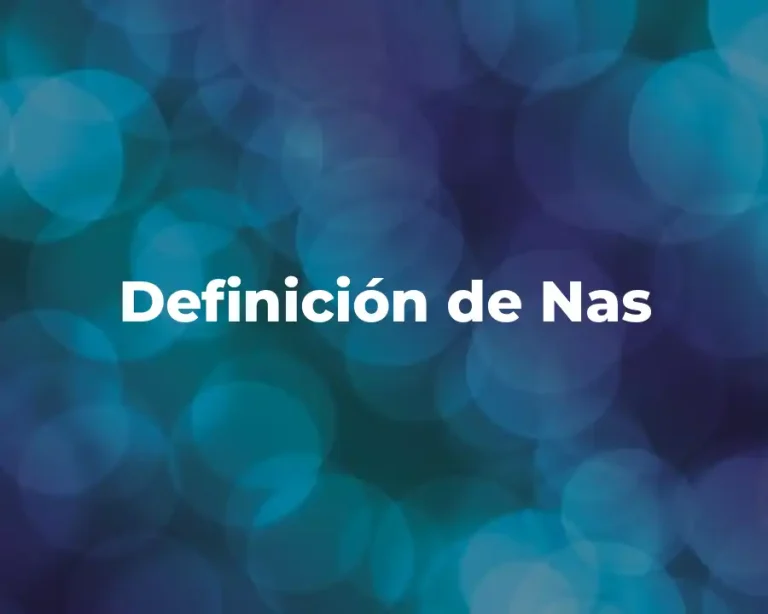 Definición de Nas