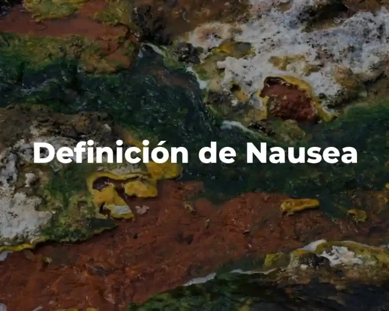 Definición de Nausea