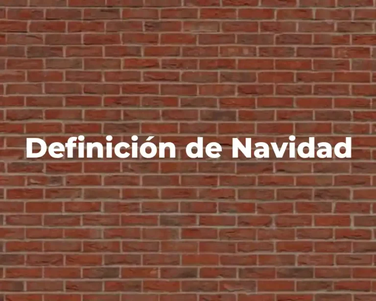 Definición de Navidad
