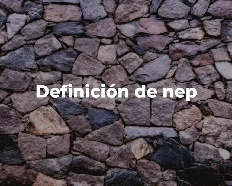 Definición de nep