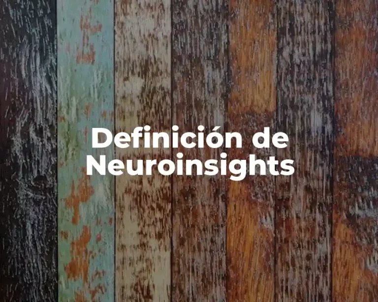 Definición de Neuroinsights
