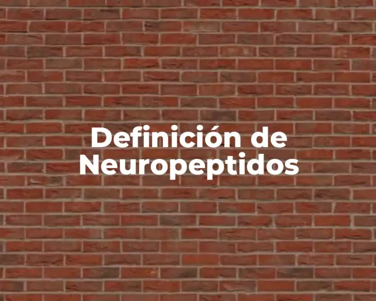 Definición de Neuropeptidos