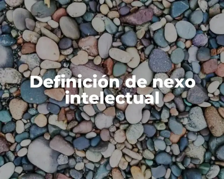 Definición de nexo intelectual