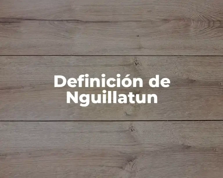 Definición de Nguillatun