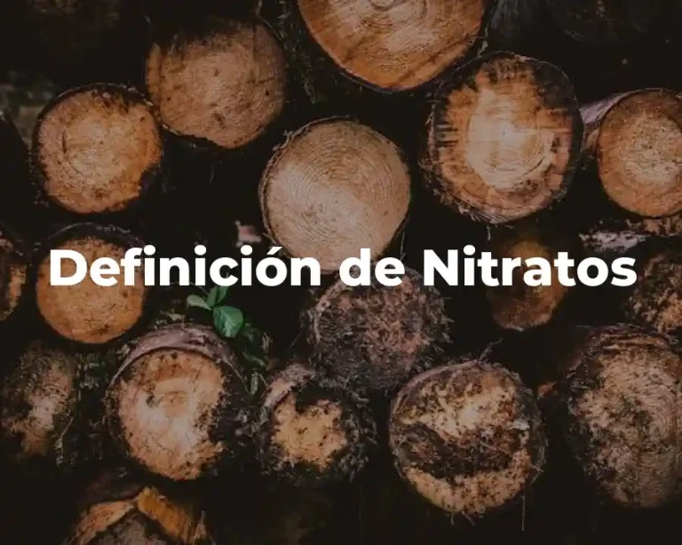 Definición de Nitratos