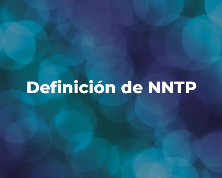 Definición de NNTP