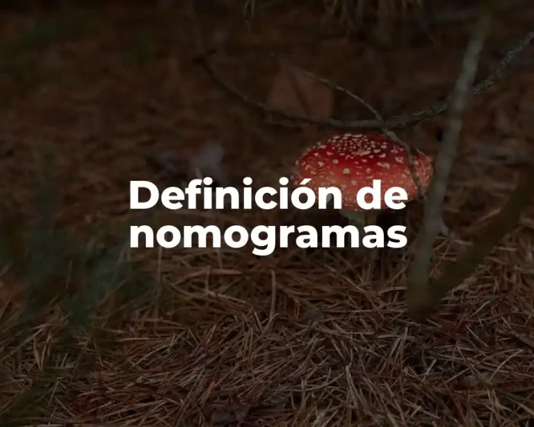 Definición de nomogramas