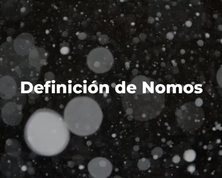 Definición de Nomos