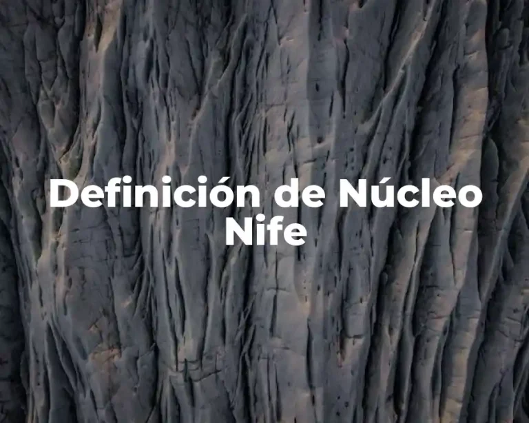 Definición de Núcleo Nife