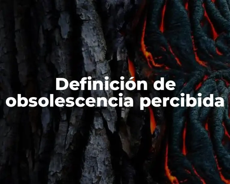 Definición de obsolescencia percibida