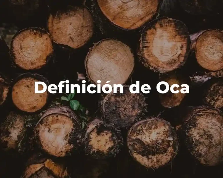 Definición de Oca