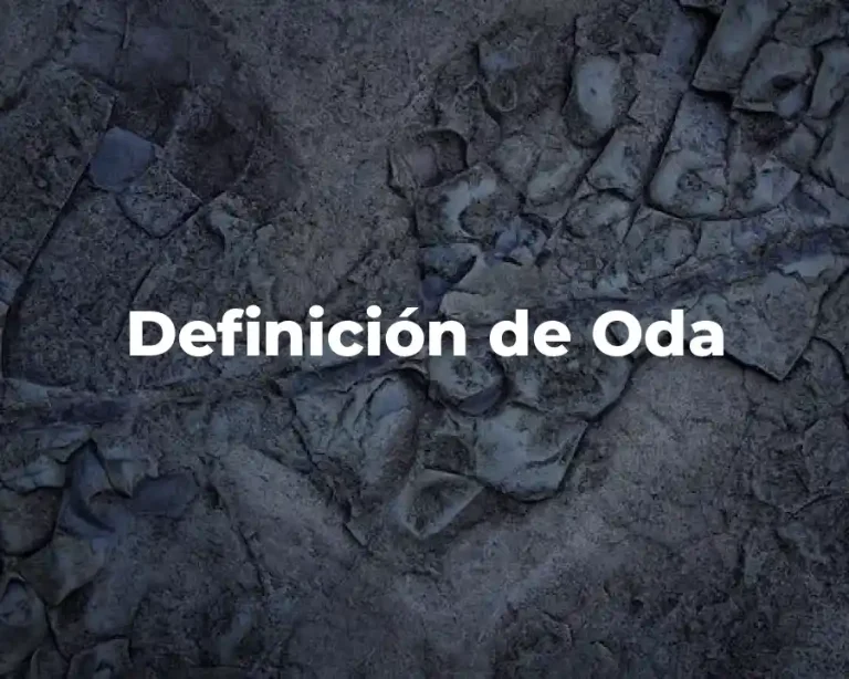Definición de Oda