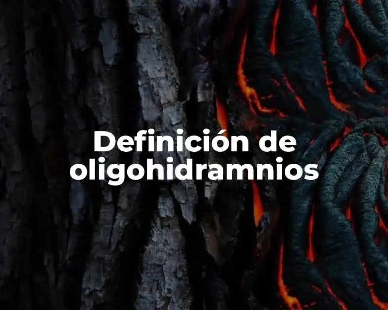 Definición de oligohidramnios