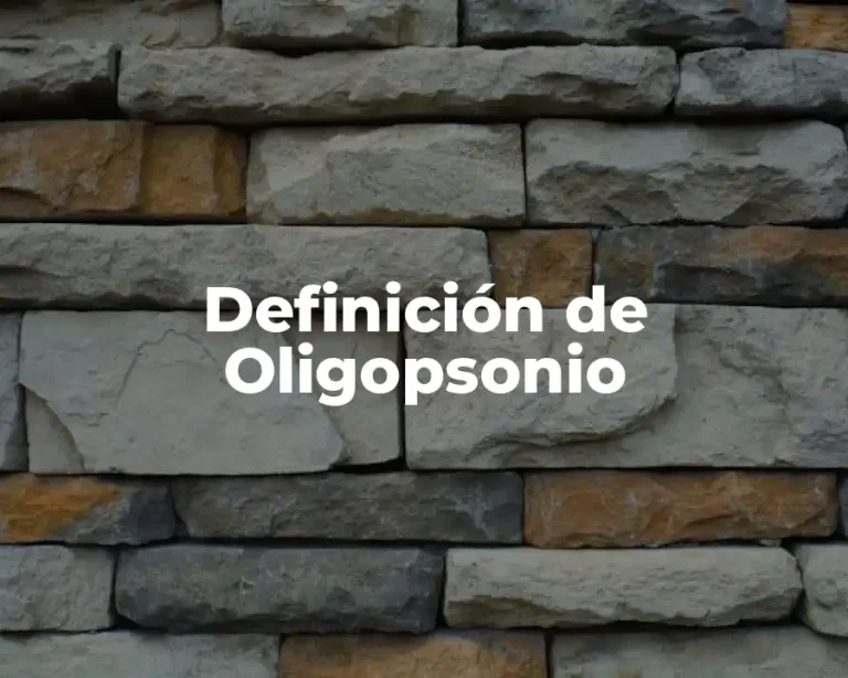 Definición de Oligopsonio
