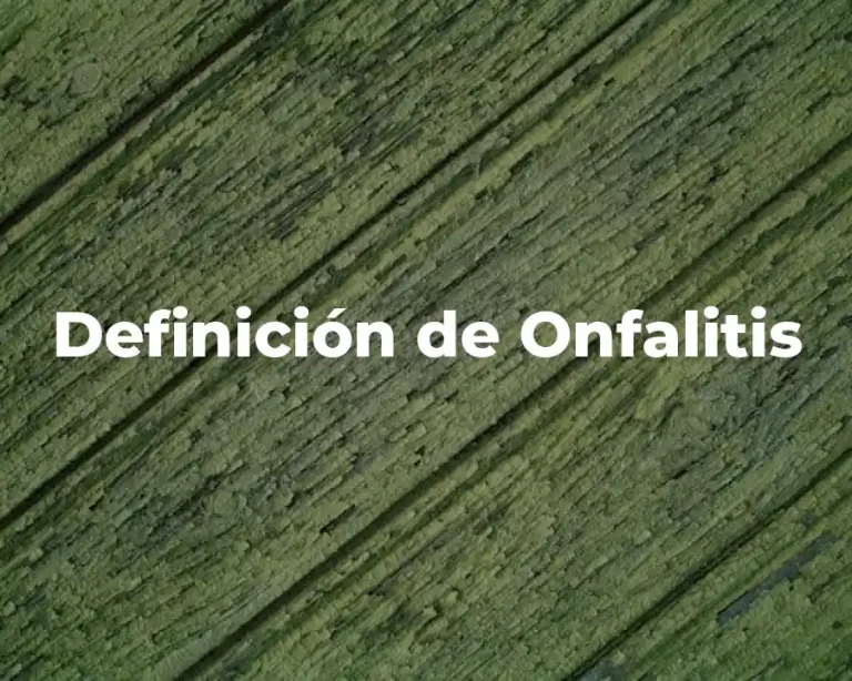 Definición de Onfalitis