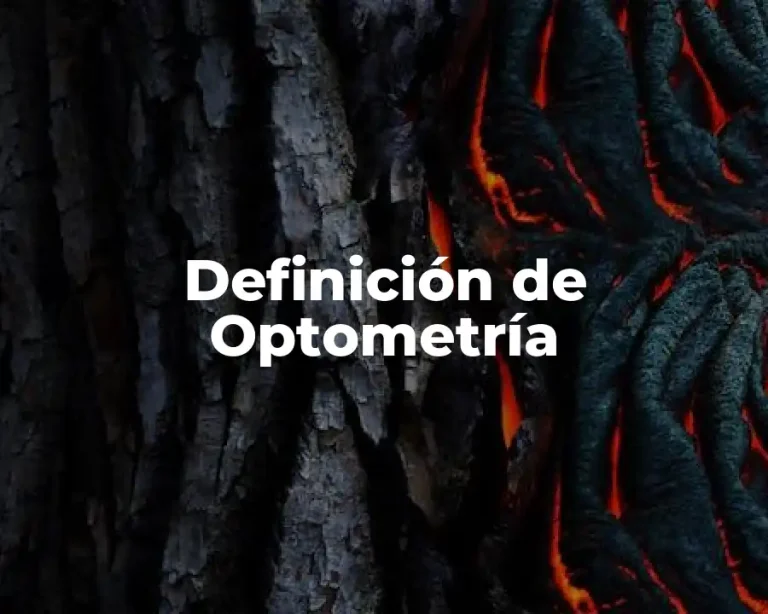 Definición de Optometría