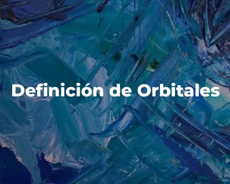 Definición de Orbitales