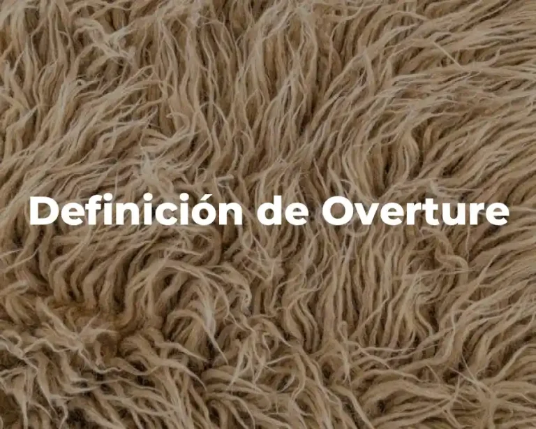 Definición de Overture