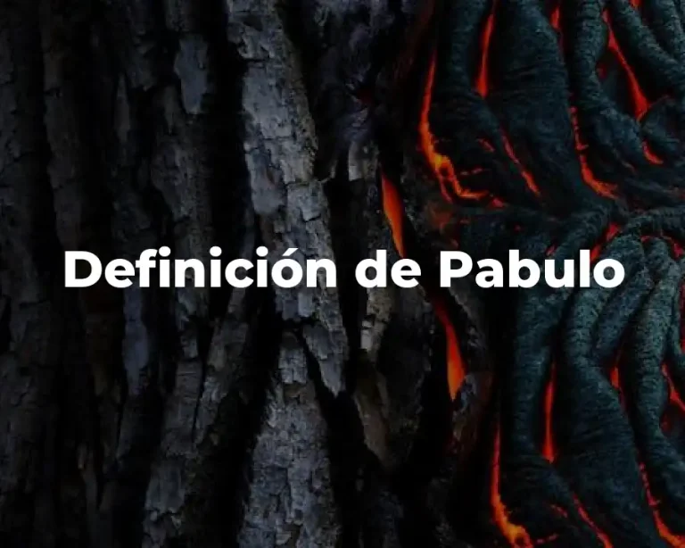 Definición de Pabulo