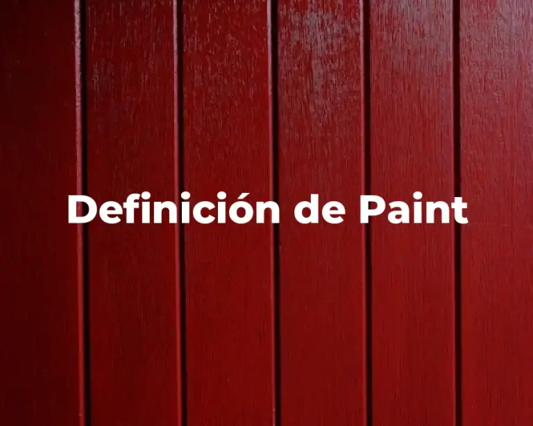 Definición de Paint