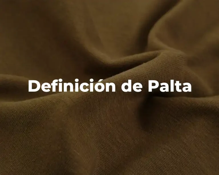 Definición de Palta