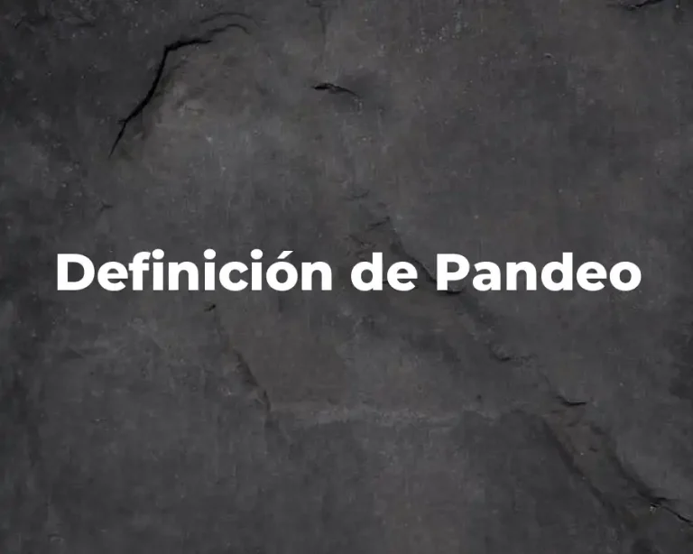 Definición de Pandeo