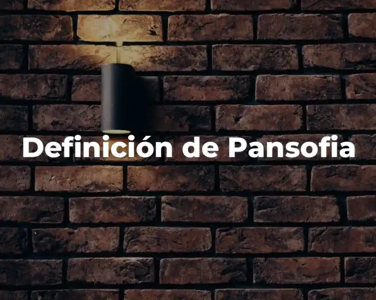 Definición de Pansofia