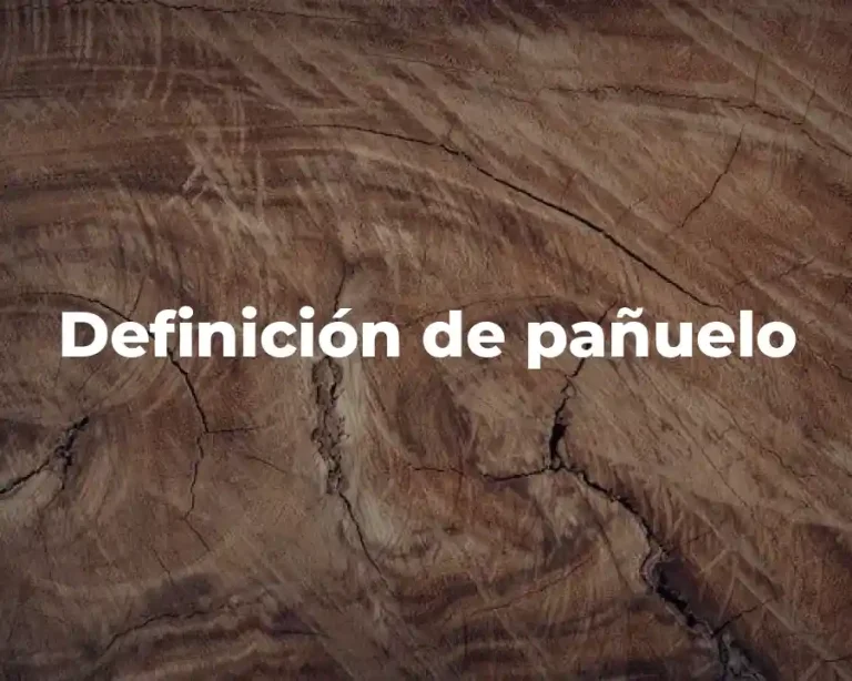 Definición de pañuelo