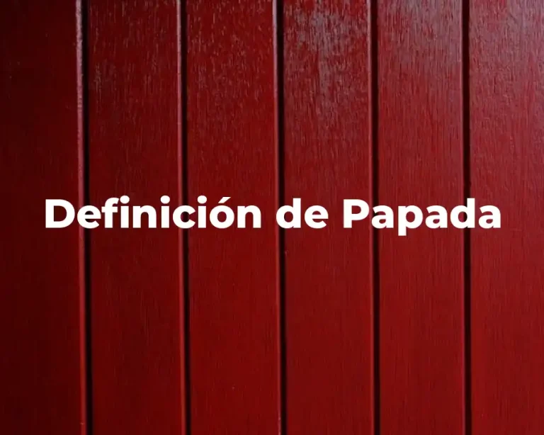 Definición de Papada