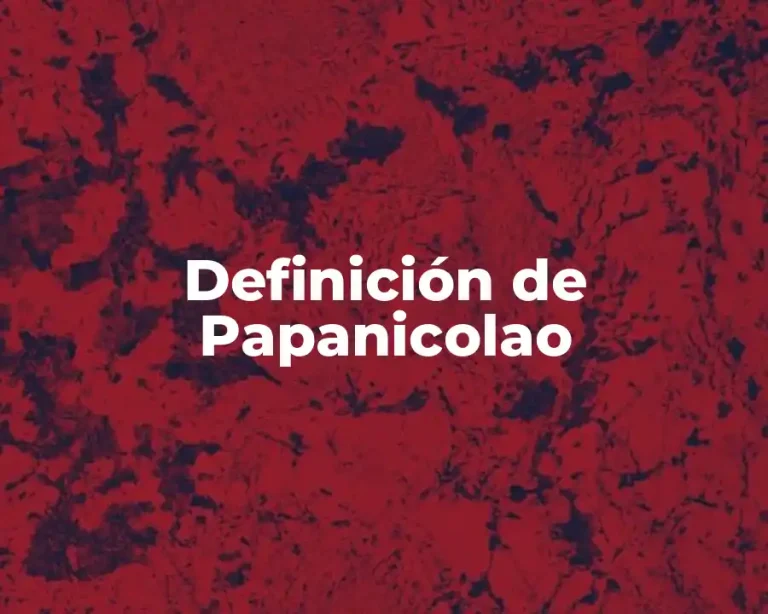 Definición de Papanicolao