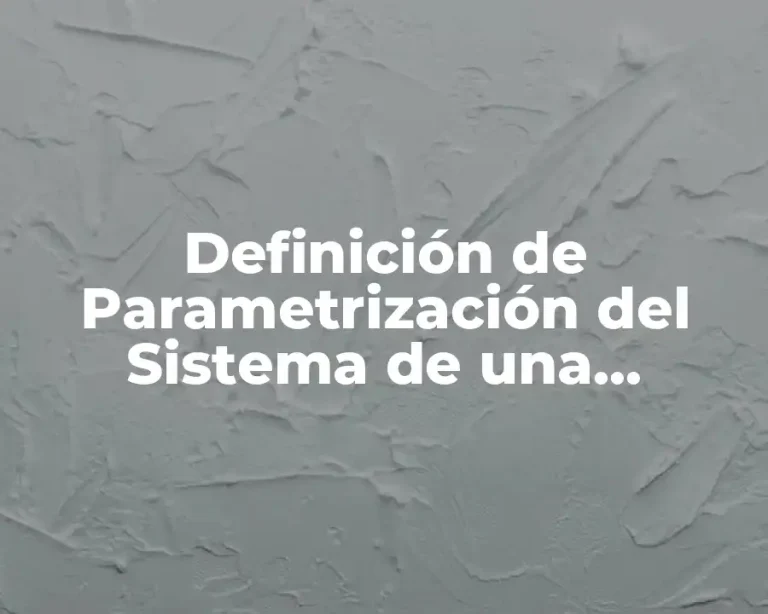 Definición de Parametrización del Sistema de una Biblioteca