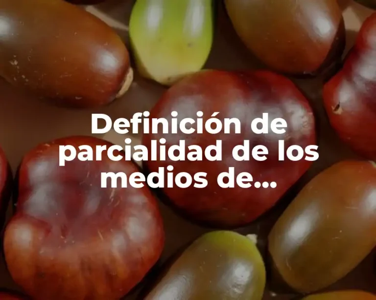 Definición de parcialidad de los medios de comunicación