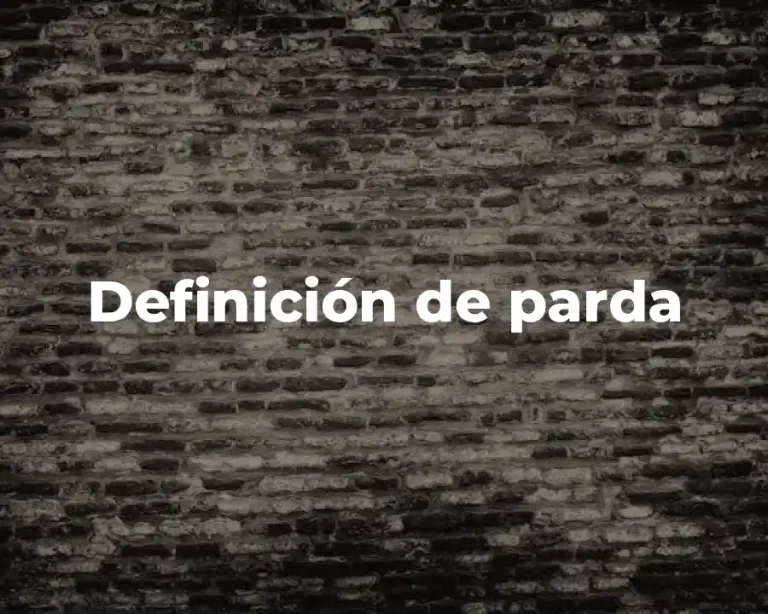 Definición de parda