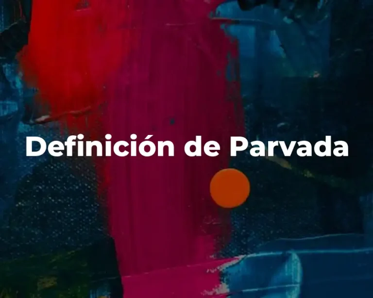 Definición de Parvada