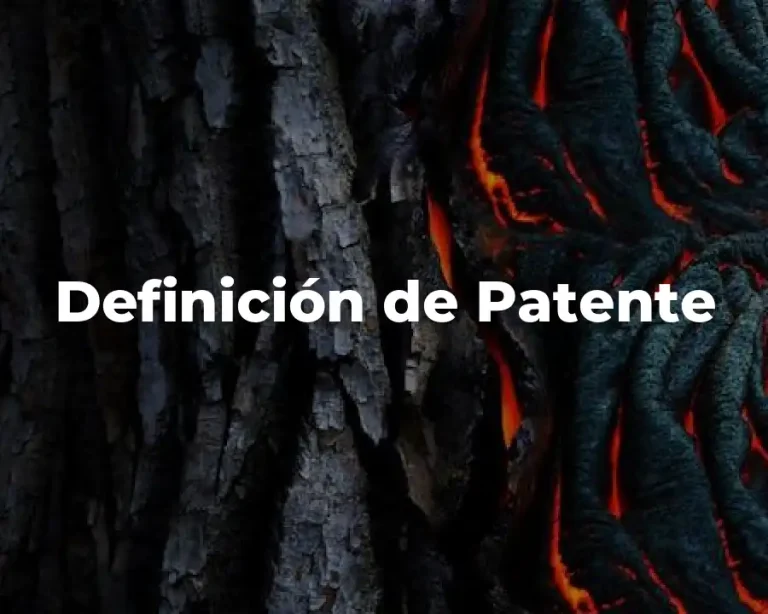 Definición de Patente