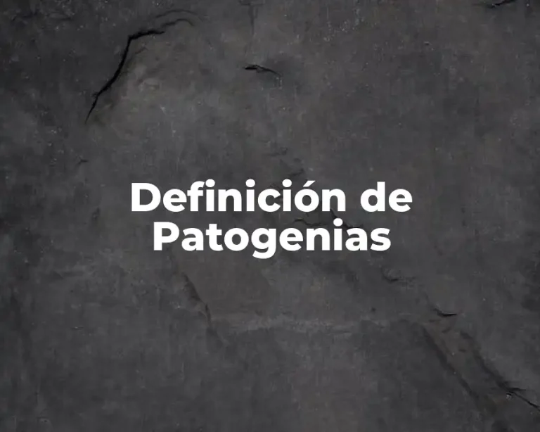 Definición de Patogenias