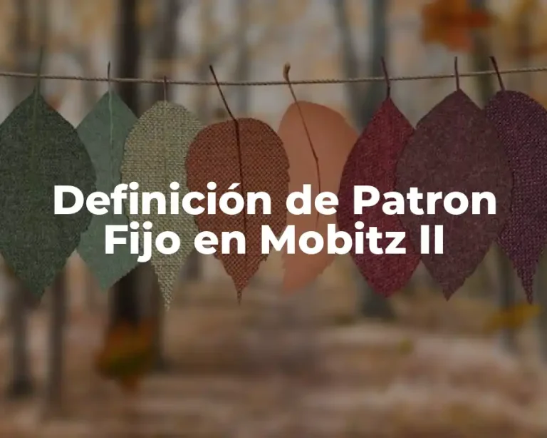 Definición de Patron Fijo en Mobitz II