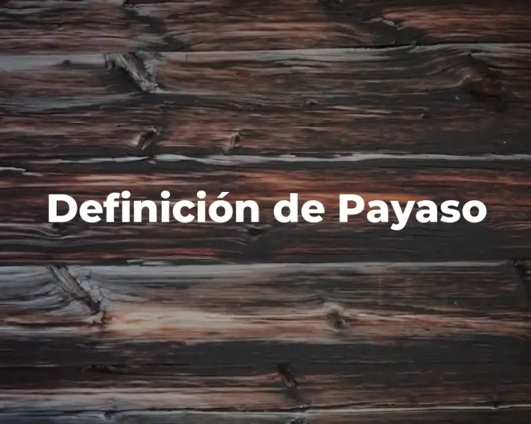 Definición de Payaso