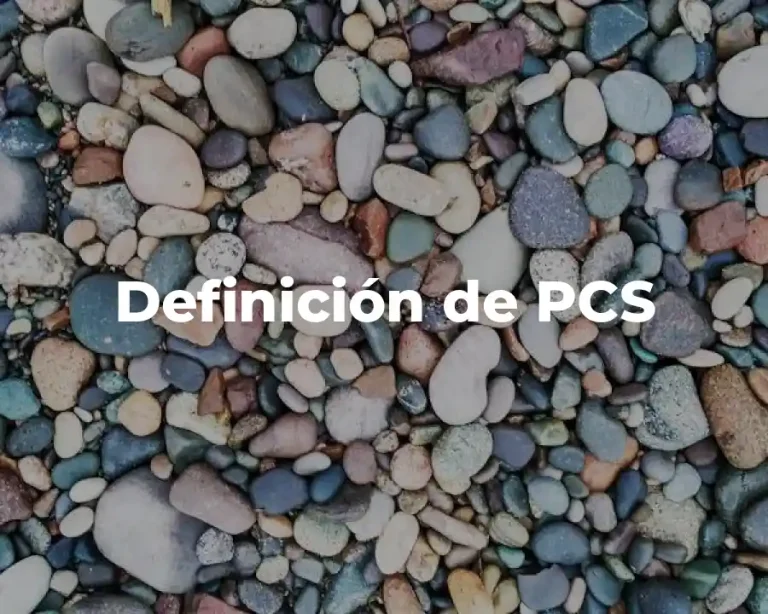 Definición de PCS