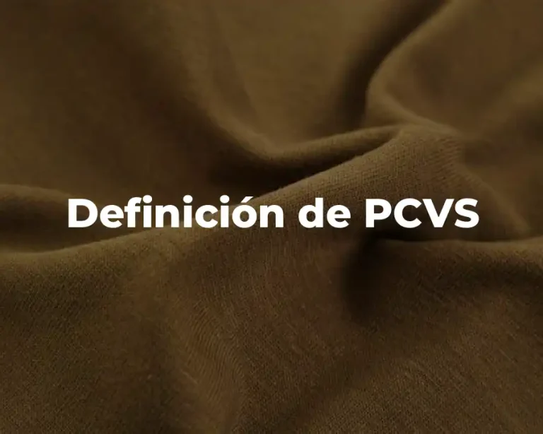 Definición de PCVS