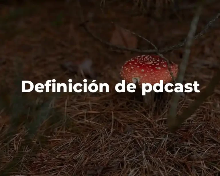 Definición de pdcast