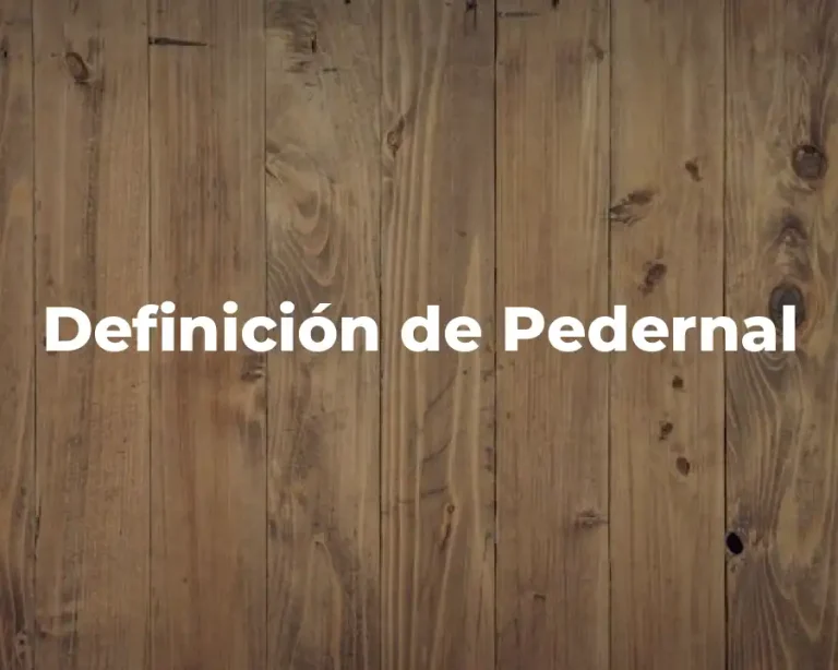 Definición de Pedernal